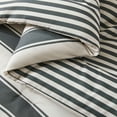 thumbnail image 6 of Lush Decor Gale Cabana Stripe? Reversible Comforter 2 Piece Set Twin/ Twin Xl Neutral & Gray - Striped Bedding Set - Kids Gray Comforter - Coastal Dorm Decor, 6 of 11