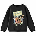 thumbnail image 3 of Scooby Doo Mystery Gang Youth Black Crew Neck Sweatshirt-XS, 3 of 5