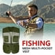 thumbnail image 3 of Neries Chaqueta de pesca de verano con bolsillos delanteros Tamaño múltiple CHEIST CHAIST CHAISTWEAT HOMBRES OUTERWAR VESTIDOS ACCESORIOS DE JUEGOS AIRNIOS GREEN / XXXL kenally OD003201-20, 3 of 7