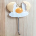 thumbnail image 6 of UDIYO Lovely Egg Shaped Viscose Hook Kitchen Hanger Storage Holder Household Organizer, 6 of 7