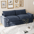 thumbnail image 3 of Homall Modern Softened Arms Loveseat, Blue, 3 of 7