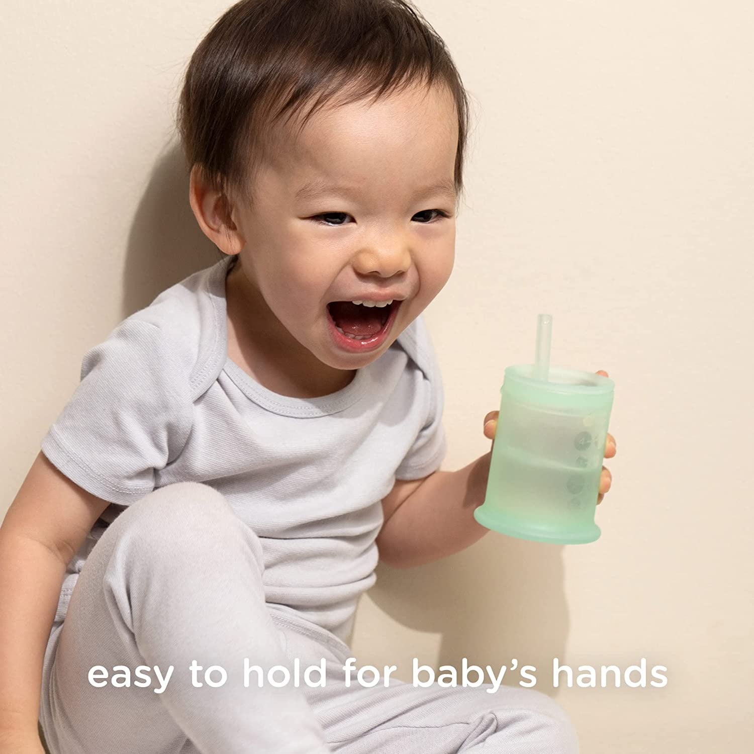 Lalo Little Cup, Non-Toxic Silicone Straw Cup with Handles - Baby and  Toddler Sippy Cup - Mini Cup a…See more Lalo Little Cup, Non-Toxic Silicone