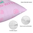 thumbnail image 2 of Hello Kitty Throw Pillow Cover Decoration Pillow Case Cushion for Home Sofa Couch 18"x18", 2 of 7
