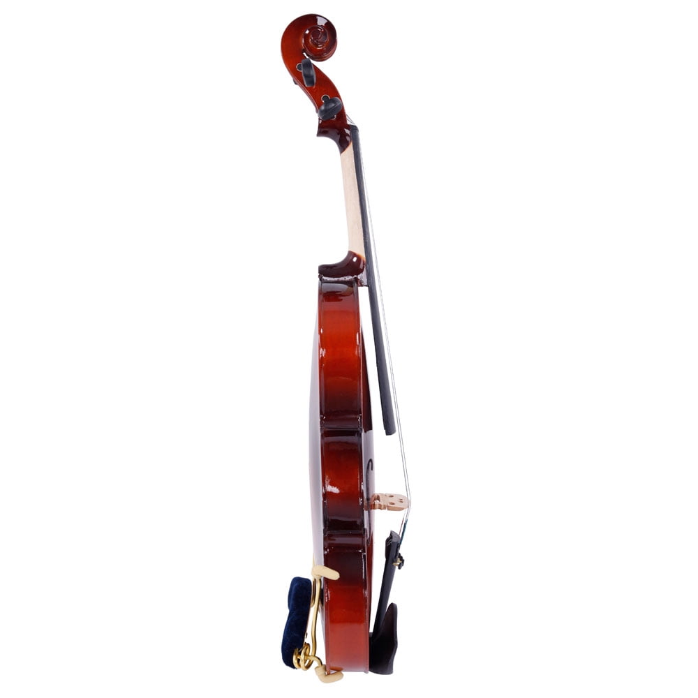 New 1/2 Acoustic Violin for Kids Boys Girls, Solid Wood Violin Acoustic Starter Kit with Violin Fiddle Case, Bow, Rosin, Shoulder Rest, Electronic Tuner, Brown Violin Outfit Set for Beginners Students