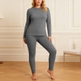 thumbnail image 7 of MEICHEN Pajamas for Women Women's Fleece Two Piece Set Including Top and Pants Womens Loungewear, 7 of 7