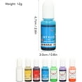 thumbnail image 2 of 7 Pcs DIY Epoxy Resin Pigments 7 Colors Easy Penetration Good Transparency for Epoxy Painting, Resin Culture Dish Making, Resin Art - Concentrated Alcohol Paint Color Dyes, 2 of 9