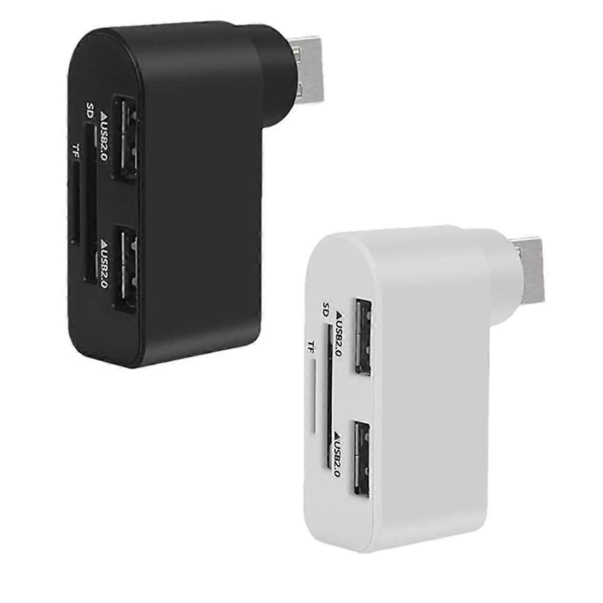 Hub Durch Rotation 4 in 1 Rotatable USB Hub,Laptop Hub, Portable 180 Degrees Rotate USB ...