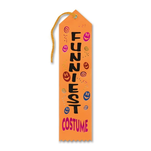 Beistle Funniest Costume Award Ribbon (Case of 6)
