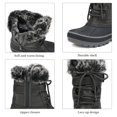 thumbnail image 4 of DREAM PAIRS Boys Girls Mid Calf Winter Snow Boots Toddler/Little Kid/Big Kid, 4 of 5