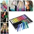thumbnail image 2 of destyer 24 Colors Hair Chalks Temporary Hair Chalk Pens Washable Hair Color Non-Toxic Washable Hair Coloring Chalks, 2 of 7