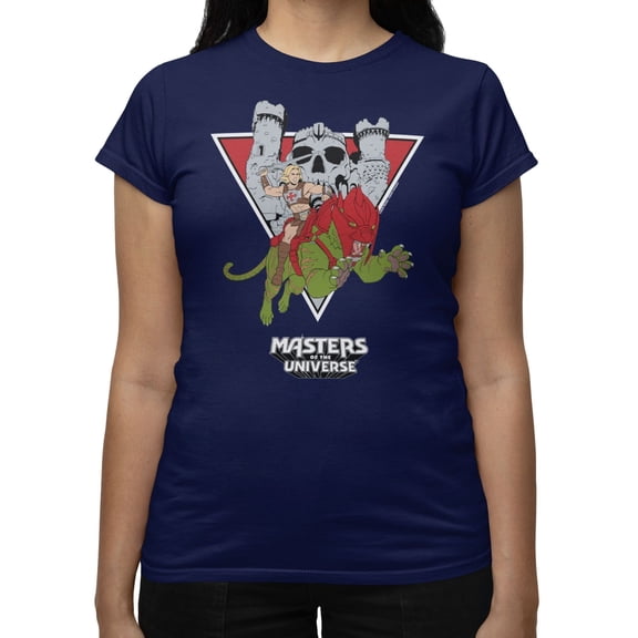 Masters Of The Universe Movie HeWomen's T Shirt (Navy, S-XXL)
