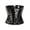Black, variant on for Women For Festivals And Halloween Stylish Ladies Short Lace Up Corset Design Versatile Court Fashion For All Seasons Underbust Corset Styling For Festive Occasions Black XXL