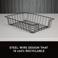 thumbnail image 4 of FELLOWES LETTER TRAY, DESKTOP METAL WIRE 3" PAPER ORGANIZER, 4 of 6