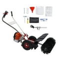 thumbnail image 3 of 2.5HP 52cc Gas Power Sweeper Broom Driveway Turf Grass Cleaning Sweeping, 3 of 19