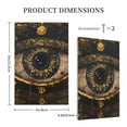 thumbnail image 3 of Fuzoiu Mystical Golden Eye Print Single Duplex Outlet Cover Plate, Light Switch Cover, for Receptacle Light Switch, Switch Cover Decorative Wallplate-Style V, 3 of 6