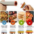 Premium Silicone Rolling Pin Set with Adjustable Thickness Rings Save