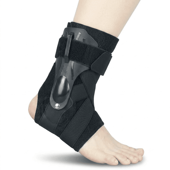 Ankle Brace Adjustable Compression Stabilizer Sleeve for Men Women Injury Recovery Pain Relief Sports Protection