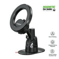 thumbnail image 2 of MagSafe Compatible Magnetic Car Dashboard Phone Mount with 360 Rotation - Black, 2 of 5