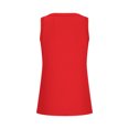 thumbnail image 5 of TKLPEHG Womens Tank Tops V-Neck Basic Tank Top Summer Clothes Lightweight Solid Color Loose Sleeveless T Shirt Casual Fashion Comfy Blouses (Red,S), 5 of 7