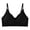 Black, variant on Women's Bras Lightweight Seamless No Wire T-Shirt Bra Flat Seam Design Invisible Under Thin Shirts S-2XL