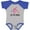 Baseball Heather and Royal, variant on Inktastic Choir or Marching Band Treble Music Girls Baby Bodysuit