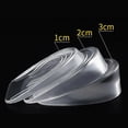 thumbnail image 2 of Adjustable Heel Wedge Inserts, Supination & Pronation Correction Silicone Insoles Enhance Posture & Foot Alignment for Running Walking Standing (Transparent, 6PCS), 2 of 7