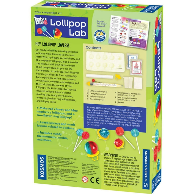 Free Shipping! Thames & Kosmos Candy Lollipop Lab STEM Kit for