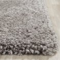 thumbnail image 3 of Safavieh Popcorn Shag Collection SG267C Handmade Silver Polyester Area Rug (8' x 10'), 3 of 3