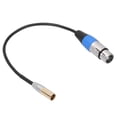 thumbnail image 1 of Audio Cord, XLR Audio Cable 3Pin Mini Mini Male To XLR Female Stretch   for Cameras 30cm,1Meter,2Meter,3Meter, 1 of 8
