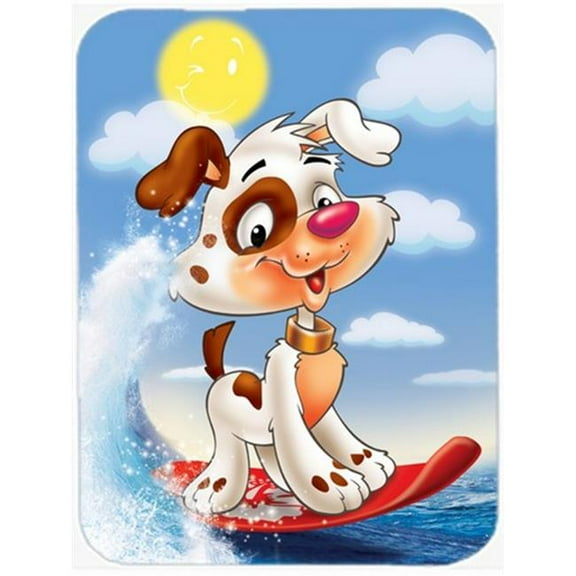 Dog Water Skiing Mouse Pad, Hot Pad or Trivet