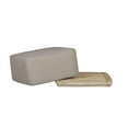 thumbnail image 2 of Pemberly Row Outdoor Solid Teak Wood Ottoman Natural Look - Gray, 2 of 5