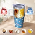 thumbnail image 6 of 20OZ Flamingo Tumbler with Handle BPA Free Travel Cup Perfect Gifts for Women Flamingo Lovers Suitable for Birthday Christmas Celebrations Home Use, 6 of 6