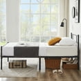 thumbnail image 4 of VECELO Twin Metal Bed Frame, Modern Platform Bed with Headboard and Footboard, No Box Spring Needed, Black, 4 of 9