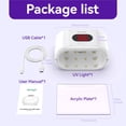thumbnail image 4 of L&#2013265921mpara UV de resina de doble cara ISTOYO, l&#2013265921mpara de u&#2013265921as de gel con 24 cuentas, luz LED 2 en 1 para u&#2013265921as de manos y pies, ajuste de ti, 4 of 9