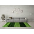 thumbnail image 3 of Ahgly Company Indoor Square Abstract Green Modern Area Rugs, 5' Square, 3 of 4