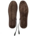 thumbnail image 4 of AOOOWER USB Electric Powered Plush Fur Heating Insoles Winter Keep Warm Foot Shoes, 4 of 17