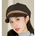 thumbnail image 2 of CoCopeaunt Women Newsboy Caps Casual Cozy Visor Beret Hat Retro Warm Vintage Cabbie Hat for Ladies Girls, 2 of 5
