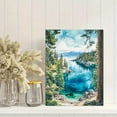 thumbnail image 2 of Lake Tahoe Landscape Watercolor Painting/Canvas Print，Suitable for Living Room，Bedroom，Office，Bathroom，Hotel Decoration, 2 of 8