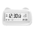 thumbnail image 1 of Bewildely Reloj despertador electrónico multifuncional transparente para organizar el dormitorio, consultar el calendario y el escritorio. Electrodomésticos blanco, 1 of 2