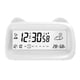 thumbnail image 1 of Advancent Reloj despertador electrónico multifuncional transparente ABS para dormitorio, organización y visualización de calendario. Electrodomésticos blanco, 1 of 2
