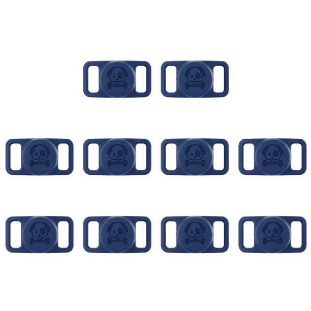 Para Apple Airtag Funda Silicona Soporte Impermeable Collar Perro () Azul