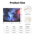 thumbnail image 2 of Logiee Red And Blue Fire Dragon Print Canvas Wall Art ,Art Poster,Canvas Decorative Picture,Decor Wall Pictures for Living Room Bedroom Bathroom,Ready to Hang, 2 of 6