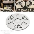 thumbnail image 4 of 10.5 Inches Takeup Reel, Open Reel Audio Aluminum Alloy Takeup Reel, 1/4 10.5 Inch Empty Tape Reel 3 Hole Aluminum Alloy Opening Machine Part Open Reel Takeup Reel, 4 of 8