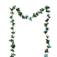 thumbnail image 1 of Wweixi Realistic Simulated Flowers With Bright Visual Sense For Home Decor Simulated White+Blue 45 roses 1 Pc, 1 of 6