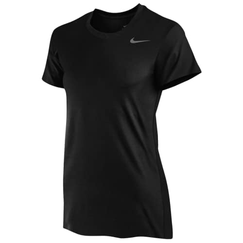 Nike Legend Women's Short Sleeve Shirt (Large, Black/Gray)