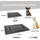 thumbnail image 2 of Dog Crate Pad, Soft Velvet, Reversible Bed Mat, Machine Washable Kennel Pad for Pets up to 15 lbs, Mattress for Cozy Sleeping, 20” x 15” x 1” (Pink, Small), 2 of 5