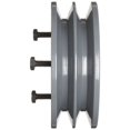 thumbnail image 2 of 1/2 in to 2-1/2 in Quick Detachable Bushed Bore 2 Groove V-Belt Pulley 6.7 in OD, 2 of 4