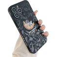 thumbnail image 1 of Compatible con iPhone 12 Pro Max Funda de astronauta para mujeres y niñas, color sólido, bonita funda para lente de cámara, protección total, funda protectora de silicona suave para iPhone, 1 of 4