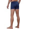 thumbnail image 3 of INSPIRE CHIC Men's Solid Color Drawstring Waist Summer Beach Pool Swim Trunks 30 Navy, 3 of 6