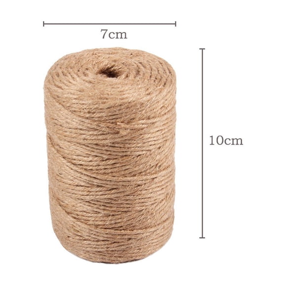 HINTRMENT 2pcs Natural Twine Jute Rope Woven Jute Decorating for Arts and Crafts Family